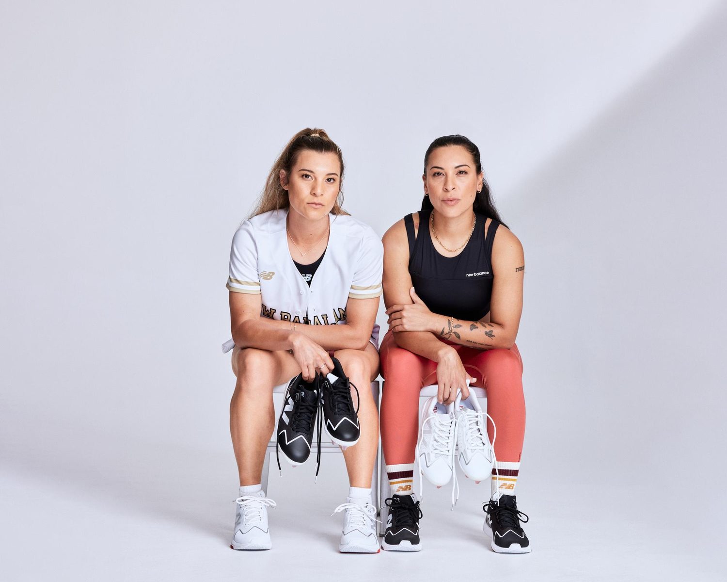 The Romero sisters in New Balance kit