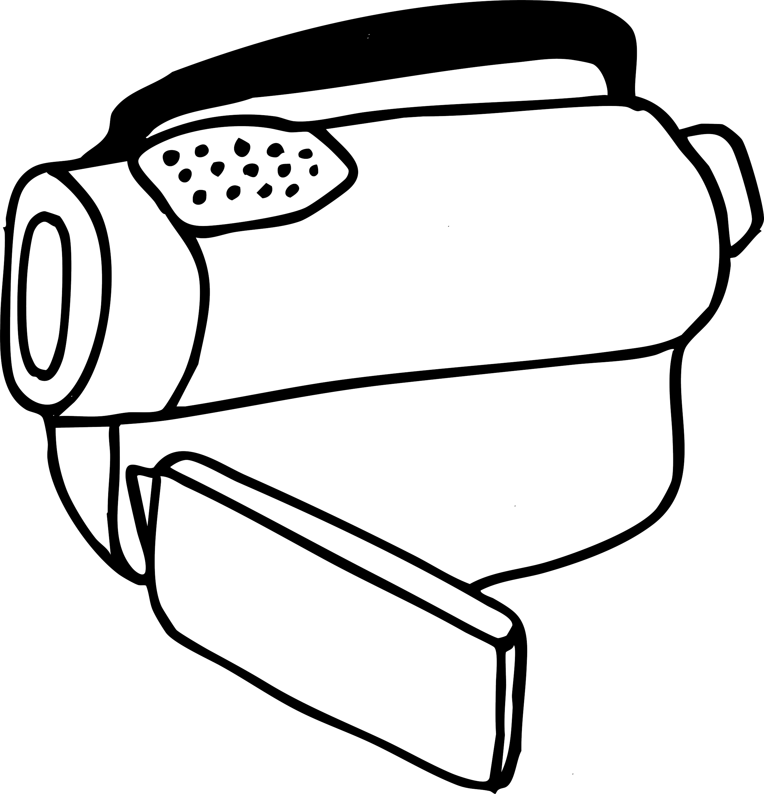 Hand-drawn camcorder illustration